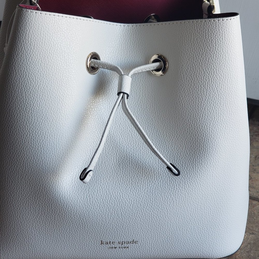*AUTHENTIC* Kate Spade Eva Leather Bucket Bag NWT
